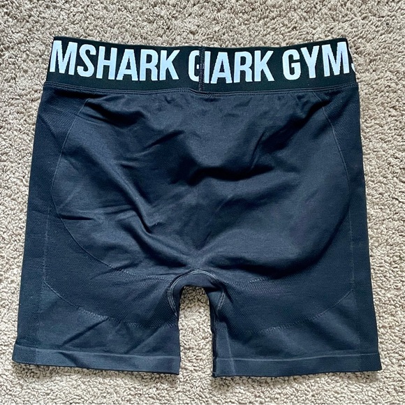 Gymshark Fit Shorts Booty Mini Bike Workout Gym Black Compression Bootie Medium - Picture 3 of 3